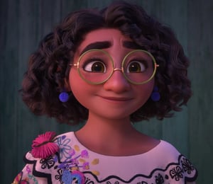 This is the Avatar Image for the Mirabel Madrigal (Encanto) AI Voice and Text to Speech Generator